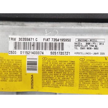 Recambio de airbag delantero derecho para fiat croma (194) 1.9 8v multijet dynamic referencia OEM IAM 7354195950 30355871C 