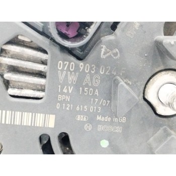Recambio de alternador para volkswagen touareg (7la) 2.5 tdi referencia OEM IAM 070903024F 150A 0121615013