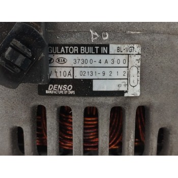 Recambio de alternador para kia sorento 2.5 crdi referencia OEM IAM 373004A300 110A 021319212