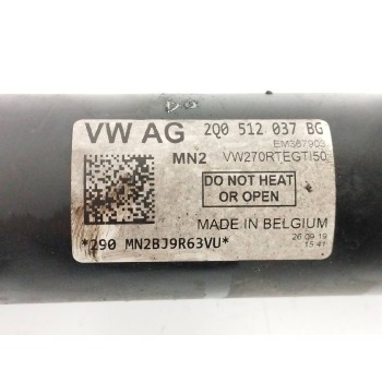 Recambio de amortiguador trasero izquierdo para volkswagen polo gti referencia OEM IAM 2Q0512037BG  