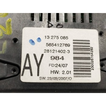 Recambio de pantalla multifuncion para opel astra gtc 1.6 16v referencia OEM IAM 13275085 565412769 