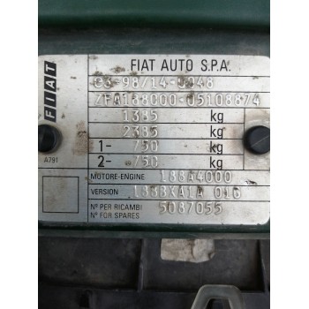 Recambio de carroceria corte para fiat punto berlina (188) 1.2 cat referencia OEM IAM   