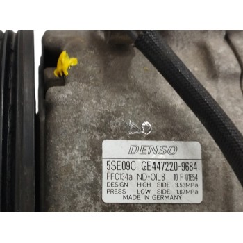 Recambio de compresor aire acondicionado para mitsubishi colt berlina 5 (z30a) 1.1 cat referencia OEM IAM GE4472209684 5SE09C 