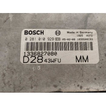Recambio de centralita motor uce para fiat ducato combi 15 (desde 03.02) 2.8 jtd cat referencia OEM IAM 1336827080 0281010929 