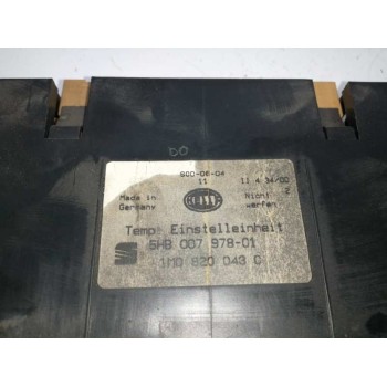 Recambio de mando climatizador para seat leon (1m1) 1.9 tdi referencia OEM IAM 1M0820043C 5HB00797801 