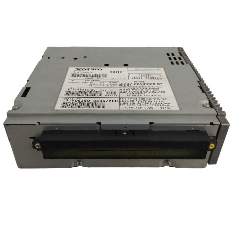 Recambio de sistema audio / radio cd para volvo c30 1.6 diesel cat referencia OEM IAM 31260526  