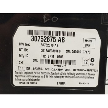 Recambio de modulo electronico para volvo c30 1.6 diesel cat referencia OEM IAM 30752875  