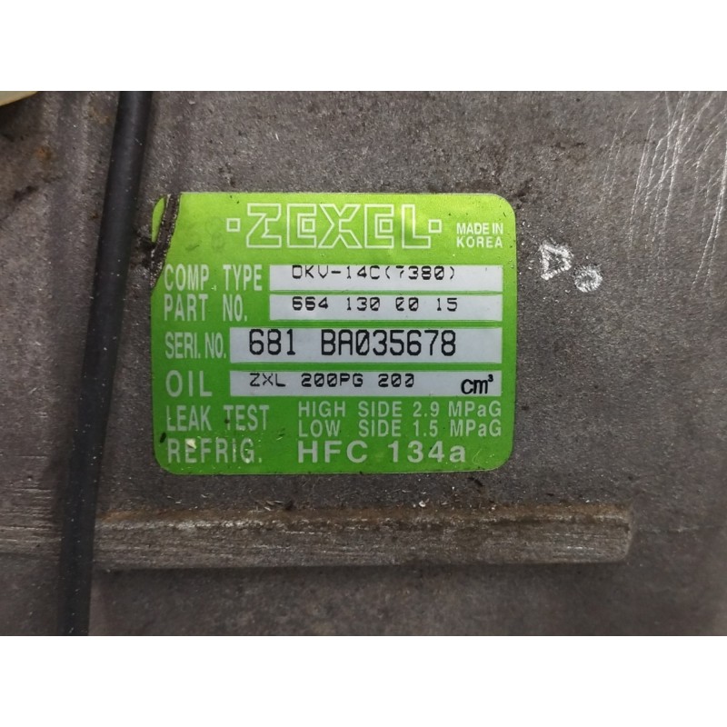 COMPRESOR AIRE ACONDICIONADO DVK14C7380