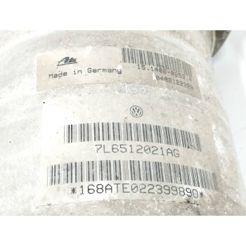 Recambio de amortiguador trasero izquierdo para volkswagen touareg (7la) 2.5 tdi referencia OEM IAM 7L6512021AG ENCHUFE DAÑADO S