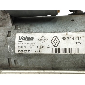 Recambio de motor arranque para renault kangoo 1.5 dci diesel fap referencia OEM IAM 233008223R  