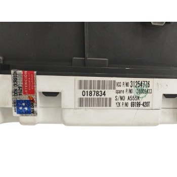 Recambio de cuadro instrumentos para volvo c30 1.6 diesel cat referencia OEM IAM 31254776 69199420T 