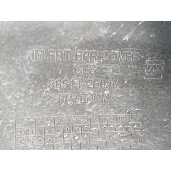 Recambio de paragolpes delantero para hyundai tucson (jm) 2.0 crdi a las 4 ruedas referencia OEM IAM 865112E040  