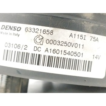 Recambio de alternador para smart fortwo coupe 0.7 cc referencia OEM IAM 0003250V011 63321658 75A