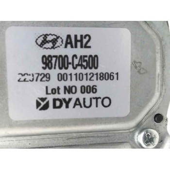 Recambio de motor limpia trasero para hyundai i10 iii (ac3, ai3) 1.2 mpi referencia OEM IAM 98700C4500  