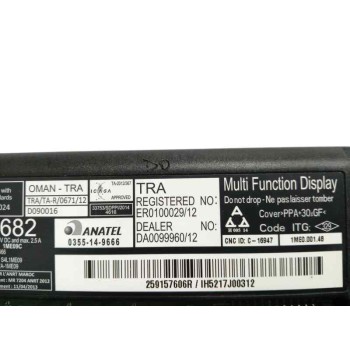 Recambio de pantalla multifuncion para renault zoe (bfm_) zoe referencia OEM IAM 259157606R 0355149666 