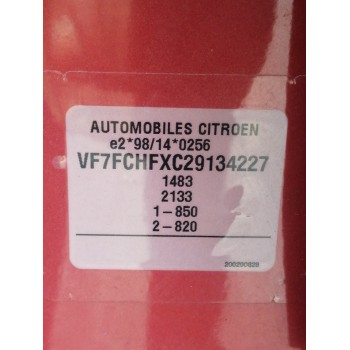 Recambio de carroceria corte para citroën c3 1.1 referencia OEM IAM   