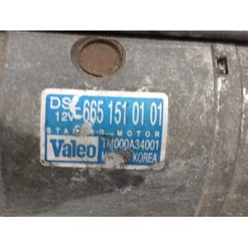 Recambio de motor arranque para ssangyong kyron 2.0 referencia OEM IAM 6651510101 TM000A34001 
