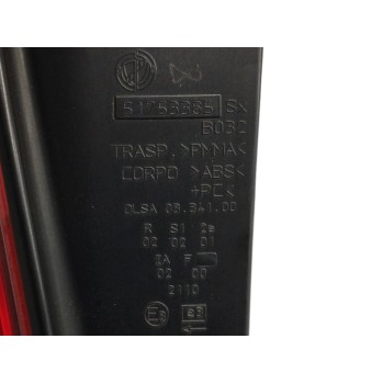 Recambio de piloto trasero izquierdo para lancia ypsilon (101) 1.2 cat referencia OEM IAM 51753385  