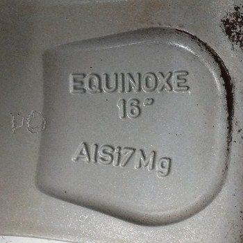 Recambio de llanta para peugeot 407 2.0 16v hdi cat (rhr / dw10bted4) referencia OEM IAM EQUINOXE16 6,5JX16CH4-31 4H 4X108