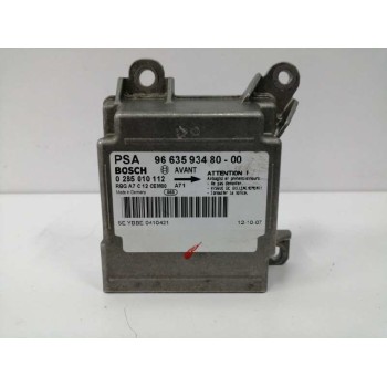 Recambio de centralita airbag para peugeot 207 sw sport referencia OEM IAM 9663593480 0285010112 