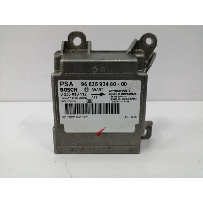 Recambio de centralita airbag para peugeot 207 sw sport referencia OEM IAM 9663593480 0285010112 