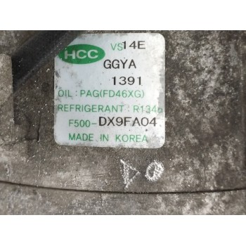 Recambio de compresor aire acondicionado para hyundai ix35 1.7 crdi cat referencia OEM IAM DX9FA04  