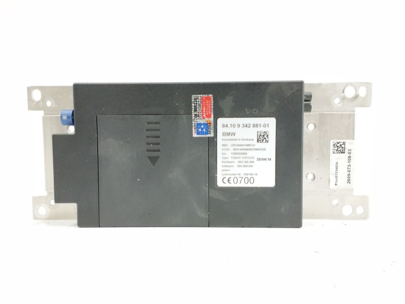 Recambio de modulo electronico para bmw serie 4 gran coupe (f36) 2.0 turbodiesel referencia OEM IAM 84109342881 Recambio de modulo electronico para bmw serie 4 gran coupe (f36) 2.0 turbodiesel referencia OEM IAM 84109342881