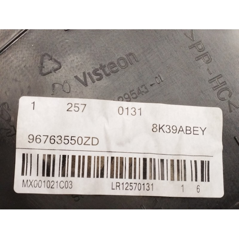 GUARNECIDO PUERTA TRASERA IZQUIERDA NEGRO