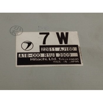 Recambio de centralita motor uce para subaru forester s11 (sg) 2.0 cat referencia OEM IAM 22611AJ160 A18000R1U 