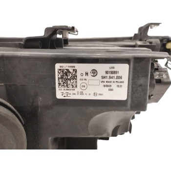 Recambio de faro derecho para volkswagen golf viii lim. (cd1) referencia OEM IAM 5H1941006 SIN CENTRALITA SIN MODULO LED