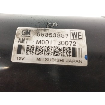 Recambio de motor arranque para opel insignia berlina 2.0 16v cdti referencia OEM IAM 55353857 M001T30072 