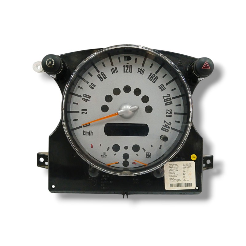 Recambio de cuadro instrumentos para mini mini (r50,r53) 1.6 16v cat referencia OEM IAM 62116924908  