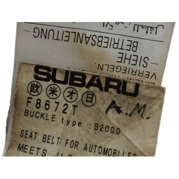 Recambio de cinturon seguridad trasero izquierdo para subaru forester s11 (sg) 2.0 cat referencia OEM IAM F8672T  