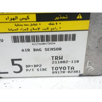 Recambio de centralita airbag para toyota corolla station wagon (_e12_) 2.0 d-4d (cde120_) referencia OEM IAM 8917002381 2110821