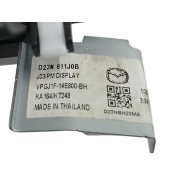Recambio de pantalla multifuncion para mazda cx-3 (dk) 2.0 skyactiv-g referencia OEM IAM D23N611J0B  