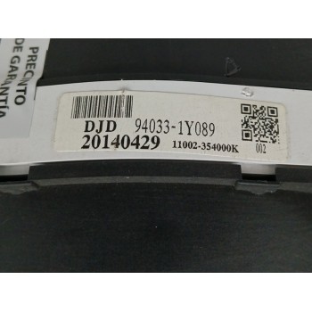 Recambio de cuadro instrumentos para kia picanto 1.0 cat referencia OEM IAM 940331Y089 20140429 