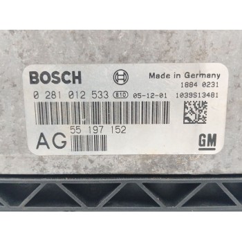 Recambio de centralita motor uce para opel vectra c berlina 1.9 cdti referencia OEM IAM 55197152  0281012533