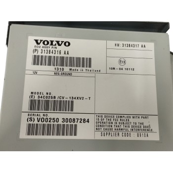Recambio de modulo electronico para volvo v40 1.6 diesel cat referencia OEM IAM 31384316 AMPLIFICADOR RADIO 