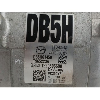 Recambio de compresor aire acondicionado para mazda cx-3 (dk) 2.0 skyactiv-g referencia OEM IAM DB5H61450 T965223A 