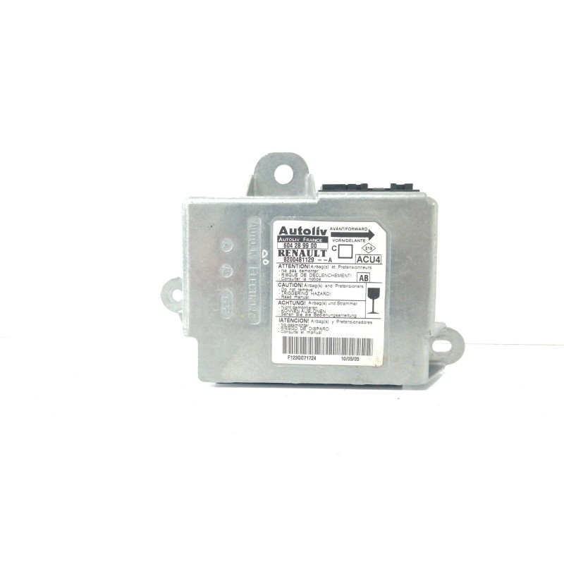 Recambio de centralita airbag para renault megane ii berlina 3p 1.6 16v referencia OEM IAM 8200481129A 604289900 