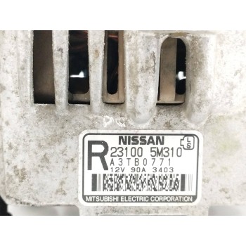 Recambio de alternador para nissan x-trail (t30) 2.2 dci diesel cat referencia OEM IAM 231005M310 90A 