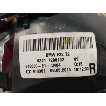 Recambio de piloto trasero derecho interior para bmw serie 4 gran coupe (f36) 2.0 turbodiesel referencia OEM IAM 63217296102  