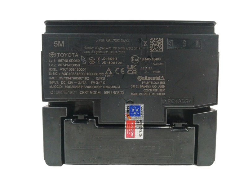 Recambio de modulo electronico para mazda 2 hybrid 1.5 12v referencia OEM IAM 867400D060 867410D050 A3C1038180001