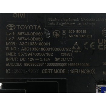 Recambio de modulo electronico para mazda 2 hybrid 1.5 12v referencia OEM IAM 867400D060 867410D050 A3C1038180001