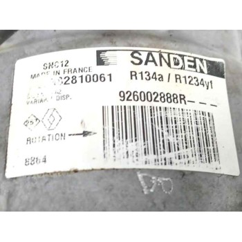 Recambio de compresor aire acondicionado para nissan juke (f16) 1.0 12v cat referencia OEM IAM 926002888R  