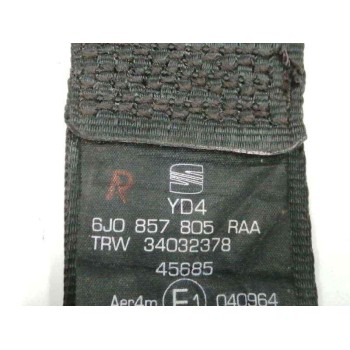 Recambio de cinturon seguridad trasero derecho para seat ibiza (6j5) 1.6 16v referencia OEM IAM 6J0857805RAA 193857737ADE 