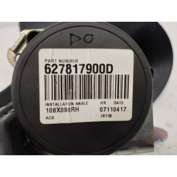 Recambio de cinturon seguridad trasero derecho para nissan pulsar hatchback (c13) 1.5 dci referencia OEM IAM 627817900D 6277627 