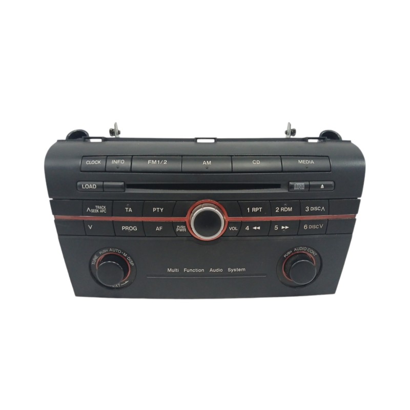 Recambio de sistema audio / radio cd para mazda 3 berlina (bk) 1.6 crdt active referencia OEM IAM BR2B66AR0  