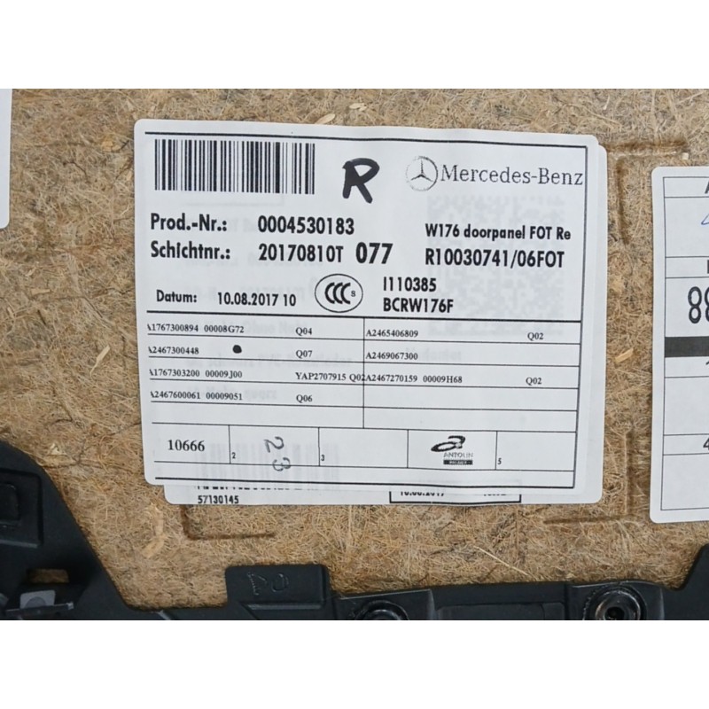 GUARNECIDO PUERTA TRASERA DERECHA