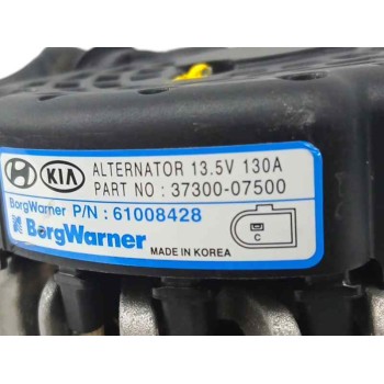 Recambio de alternador para hyundai i10 iii (ac3, ai3) 1.2 mpi referencia OEM IAM 3730007500 130A 
